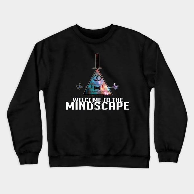 Welcome To The Mindscape Crewneck Sweatshirt by Schrebelka